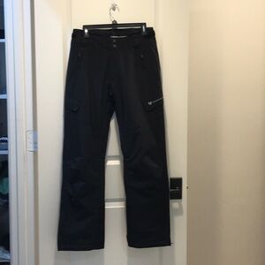 OBERMEYER MENS ORION BLACK SKI PANTS. SIZE SMALL